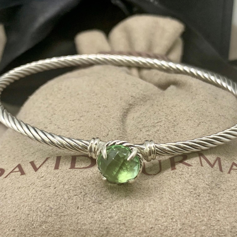 David Yurman Chatelaine Bracelet Prasiolite